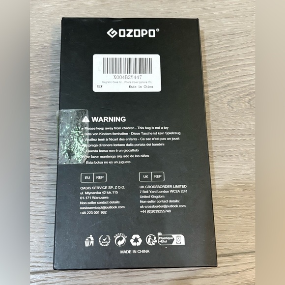 OZOPO Black Tempered Glass Screen Protector with Case for iPhone 15 - Picture 5 of 10